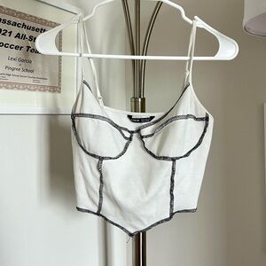 White Crop Top